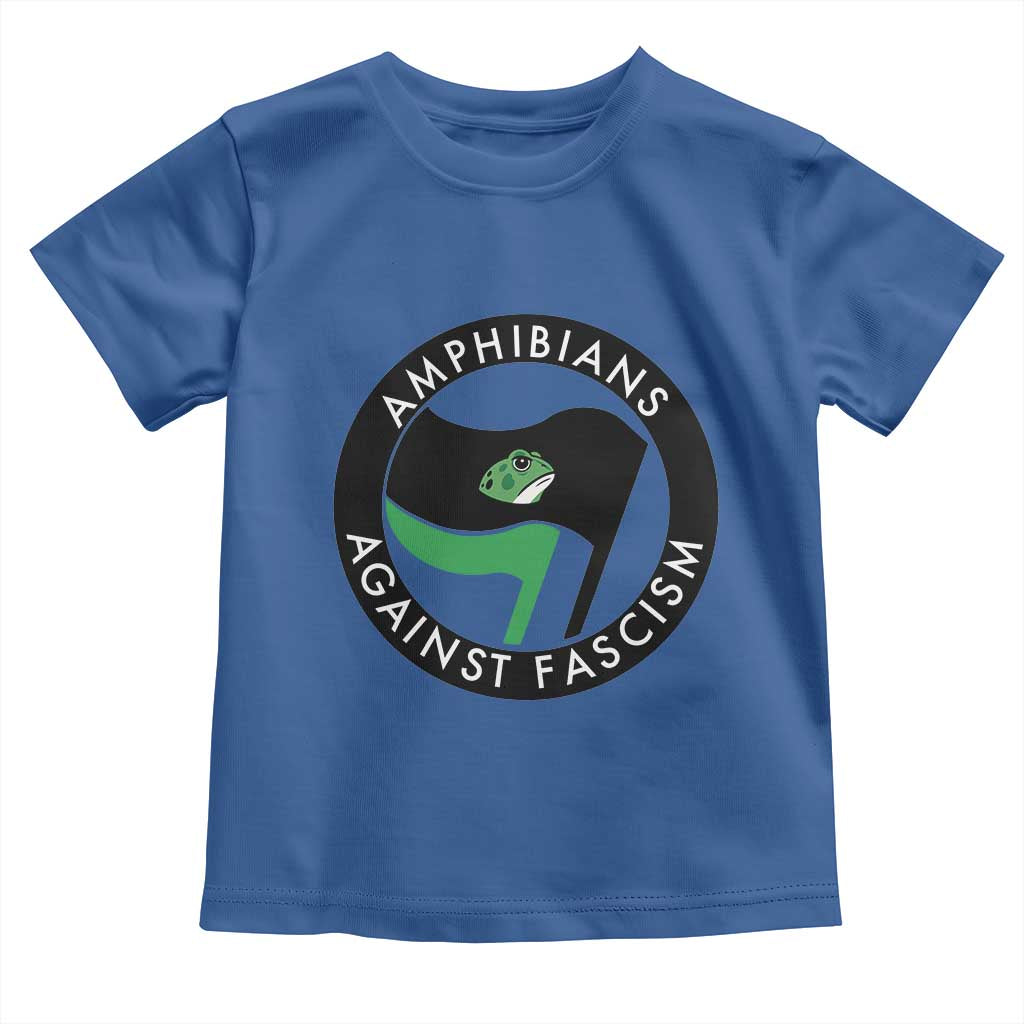 Amphibians Against Fascism Toddler T Shirt Anti-Fascist Frog Logo Portland Protest - Wonder Print Shop