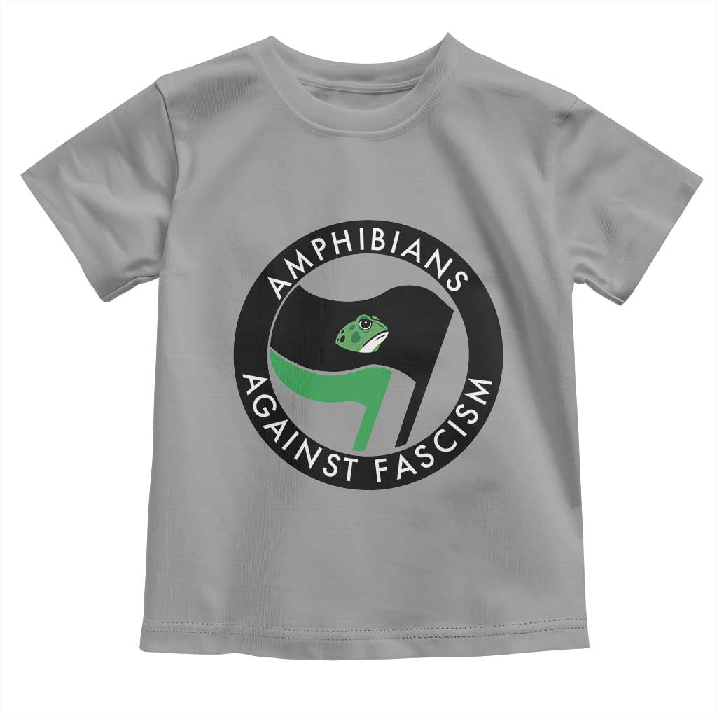 Amphibians Against Fascism Toddler T Shirt Anti-Fascist Frog Logo Portland Protest - Wonder Print Shop
