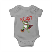 Sword Wielding Frog Resistance Baby Onesie Resist Protest No Kings - Wonder Print Shop
