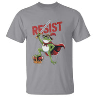 Sword Wielding Frog Resistance T Shirt Resist Protest No Kings - Wonder Print Shop