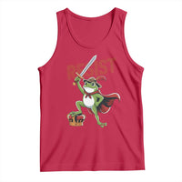 Sword Wielding Frog Resistance Tank Top Resist Protest No Kings - Wonder Print Shop