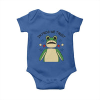 In Frog We Trust Baby Onesie Patriotic Portland Frogs Protest American Flag - Wonder Print Shop