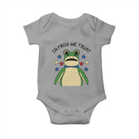 In Frog We Trust Baby Onesie Patriotic Portland Frogs Protest American Flag - Wonder Print Shop
