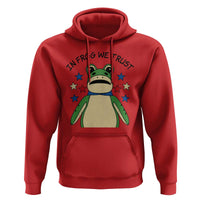 In Frog We Trust Hoodie Patriotic Portland Frogs Protest American Flag - Wonder Print Shop