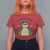 In Frog We Trust T Shirt For Women Patriotic Portland Frogs Protest American Flag - Wonder Print Shop