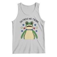 In Frog We Trust Tank Top Patriotic Portland Frogs Protest American Flag - Wonder Print Shop