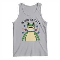 In Frog We Trust Tank Top Patriotic Portland Frogs Protest American Flag - Wonder Print Shop