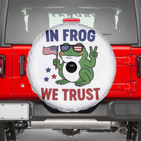 In Frog We Trust Spare Tire Cover Patriotic Portland Frogs Protest - Wonder Print Shop