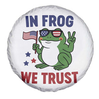 In Frog We Trust Spare Tire Cover Patriotic Portland Frogs Protest - Wonder Print Shop