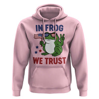 In Frog We Trust Hoodie Patriotic Portland Frogs Protest - Wonder Print Shop