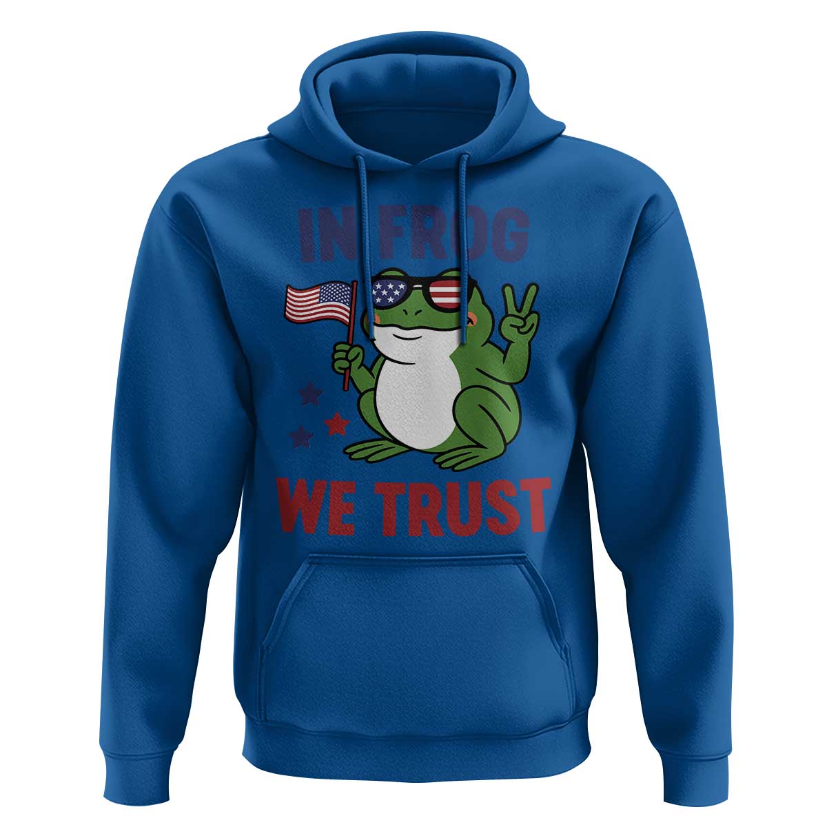 In Frog We Trust Hoodie Patriotic Portland Frogs Protest - Wonder Print Shop