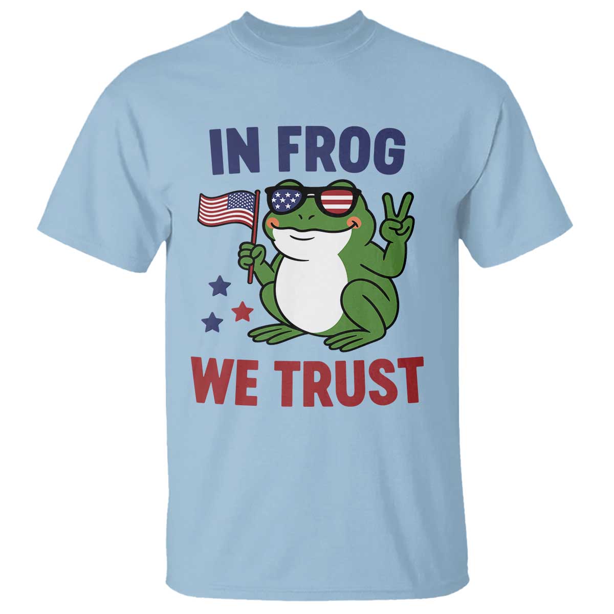 In Frog We Trust T Shirt Patriotic Portland Frogs Protest - Wonder Print Shop