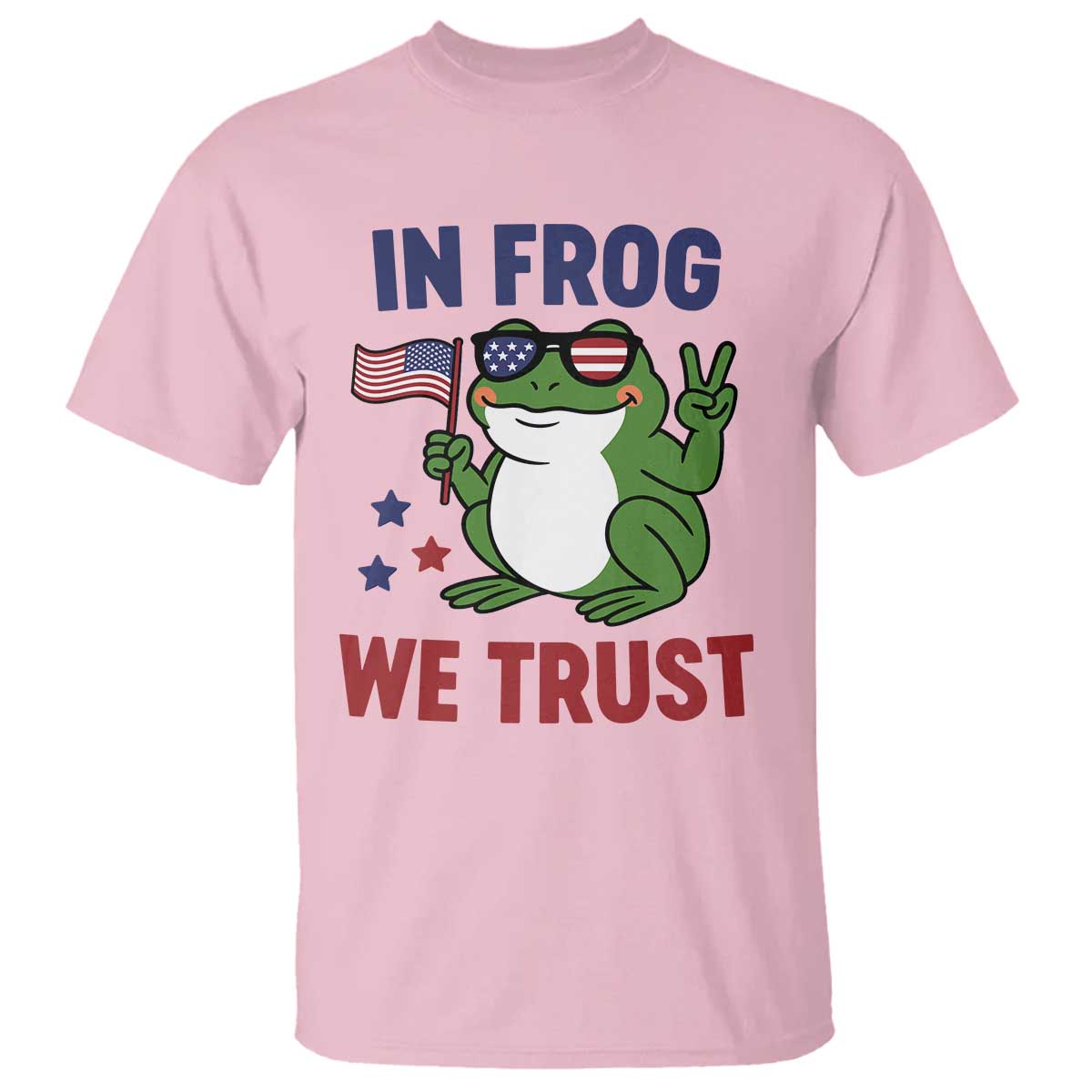 In Frog We Trust T Shirt Patriotic Portland Frogs Protest - Wonder Print Shop