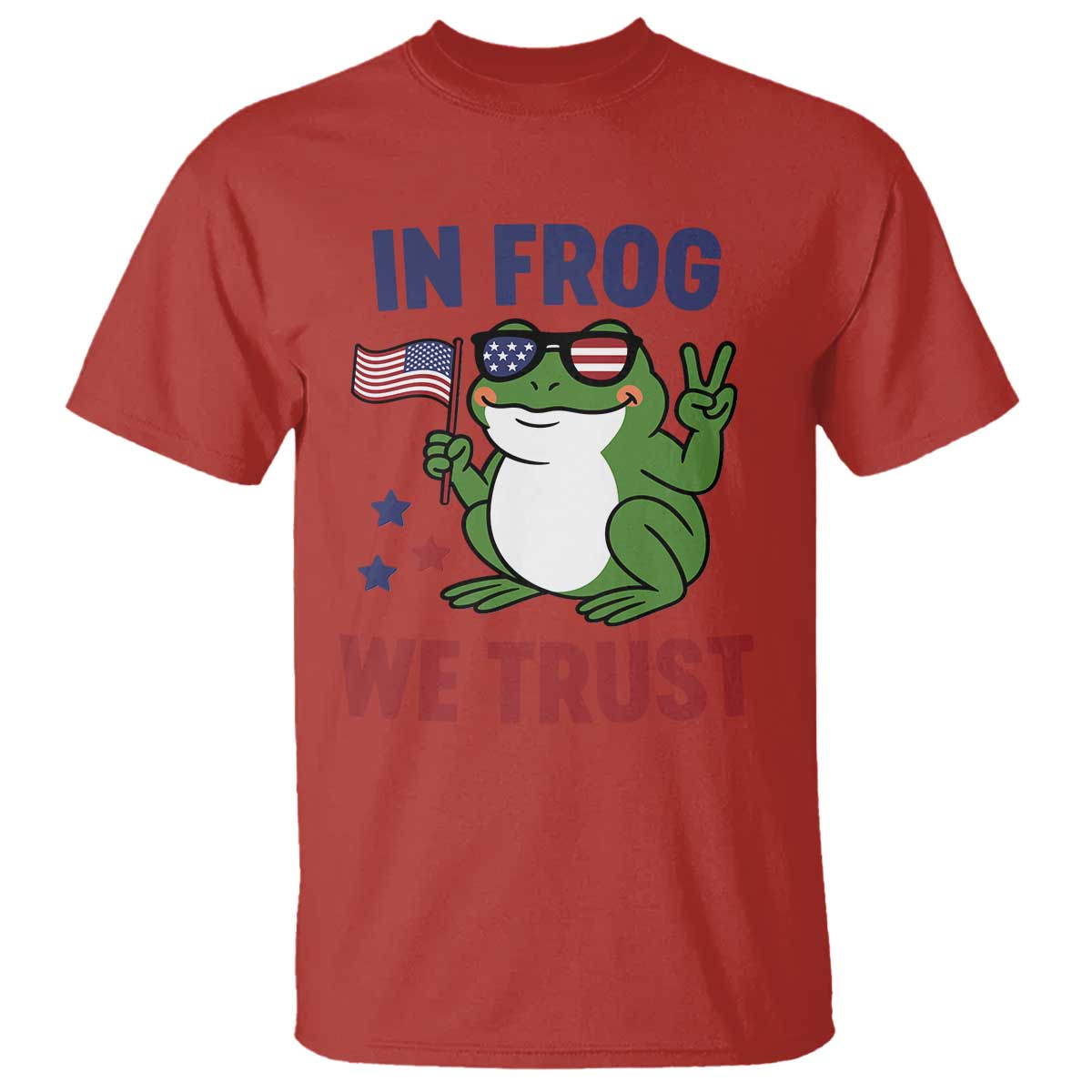 In Frog We Trust T Shirt Patriotic Portland Frogs Protest - Wonder Print Shop
