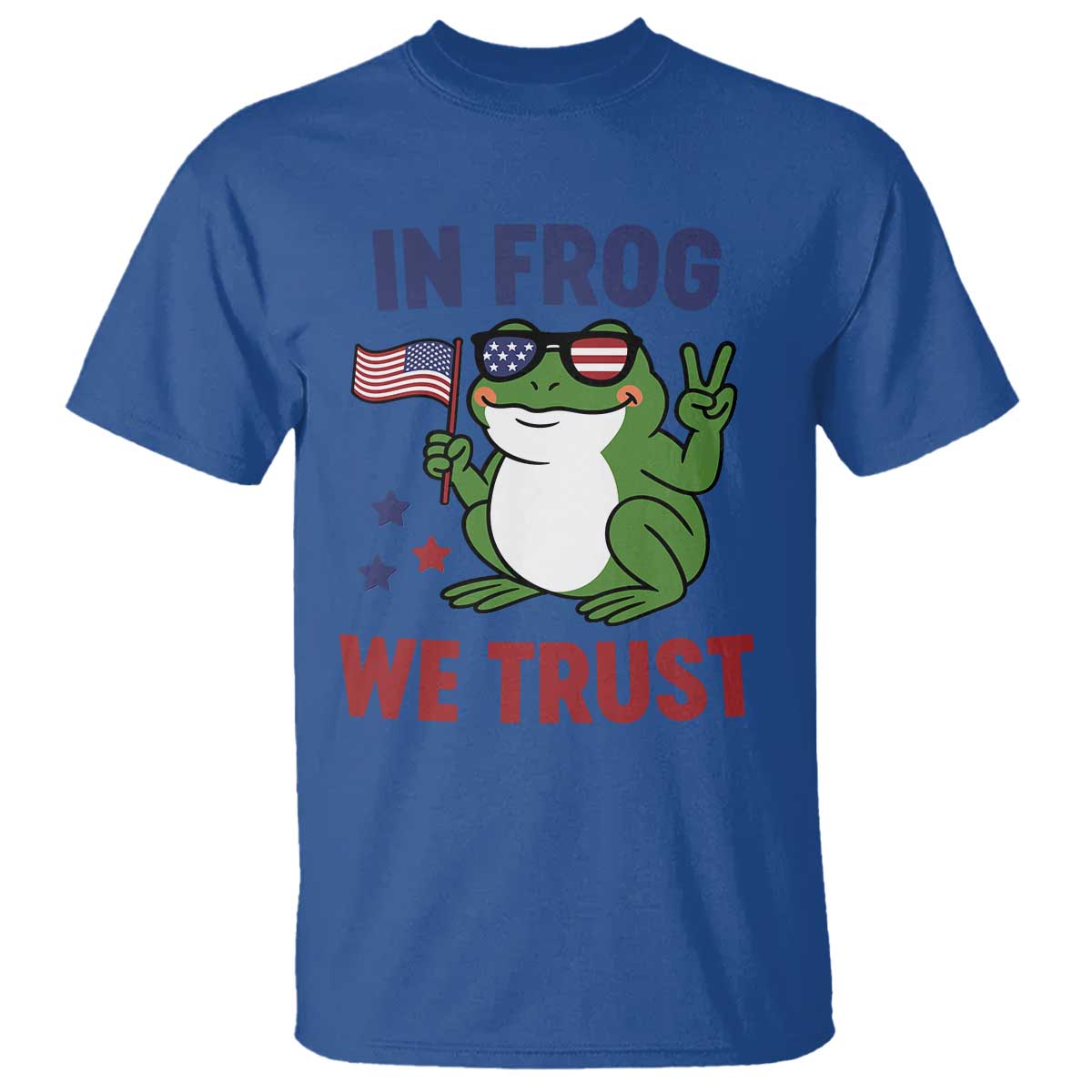 In Frog We Trust T Shirt Patriotic Portland Frogs Protest - Wonder Print Shop