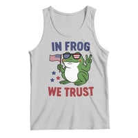 In Frog We Trust Tank Top Patriotic Portland Frogs Protest - Wonder Print Shop