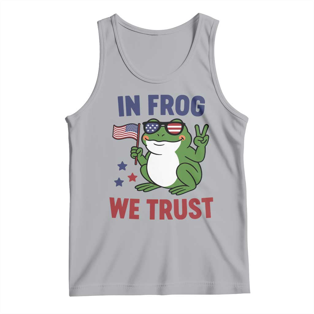 In Frog We Trust Tank Top Patriotic Portland Frogs Protest - Wonder Print Shop