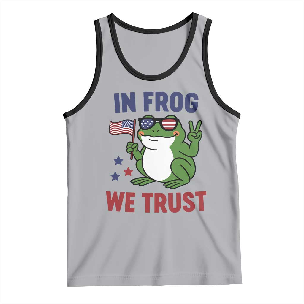 In Frog We Trust Tank Top Patriotic Portland Frogs Protest - Wonder Print Shop