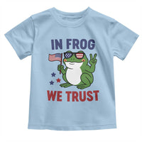 In Frog We Trust Toddler T Shirt Patriotic Portland Frogs Protest - Wonder Print Shop