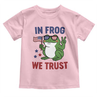 In Frog We Trust Toddler T Shirt Patriotic Portland Frogs Protest - Wonder Print Shop