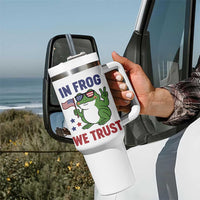 In Frog We Trust Tumbler With Handle Patriotic Portland Frogs Protest - Wonder Print Shop