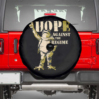 Stencil Protest Frog Spare Tire Cover Hope Against the Regime Portland Inflatable Resistance - Wonder Print Shop