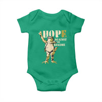 Stencil Protest Frog Baby Onesie Hope Against the Regime Portland Inflatable Resistance - Wonder Print Shop