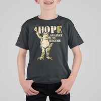 Stencil Protest Frog T Shirt For Kid Hope Against the Regime Portland Inflatable Resistance - Wonder Print Shop