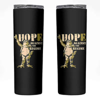 Stencil Protest Frog Skinny Tumbler Hope Against the Regime Portland Inflatable Resistance - Wonder Print Shop