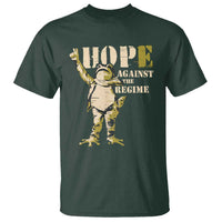 Stencil Protest Frog T Shirt Hope Against the Regime Portland Inflatable Resistance - Wonder Print Shop