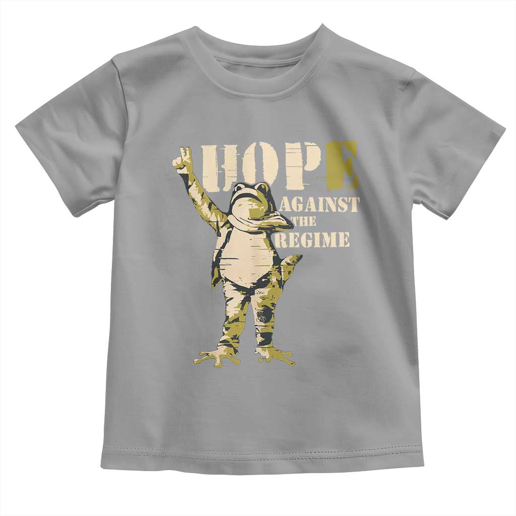 Stencil Protest Frog Toddler T Shirt Hope Against the Regime Portland Inflatable Resistance - Wonder Print Shop