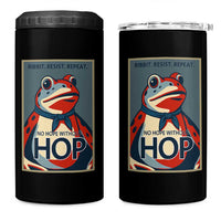 No Hope Without Hop 4 in 1 Can Cooler Tumbler Ribbit Resist Repeat Resistance Frog Protest Pop Art Graphic - Wonder Print Shop