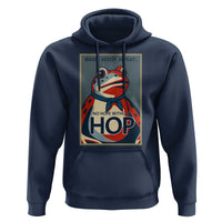 No Hope Without Hop Hoodie Ribbit Resist Repeat Resistance Frog Protest Pop Art Graphic - Wonder Print Shop