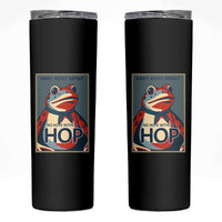 No Hope Without Hop Skinny Tumbler Ribbit Resist Repeat Resistance Frog Protest Pop Art Graphic - Wonder Print Shop