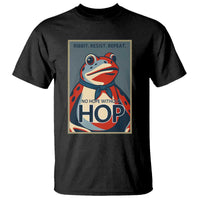 No Hope Without Hop T Shirt Ribbit Resist Repeat Resistance Frog Protest Pop Art Graphic - Wonder Print Shop