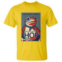 No Hope Without Hop T Shirt Ribbit Resist Repeat Resistance Frog Protest Pop Art Graphic - Wonder Print Shop