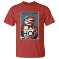 No Hope Without Hop T Shirt Ribbit Resist Repeat Resistance Frog Protest Pop Art Graphic - Wonder Print Shop