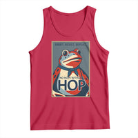No Hope Without Hop Tank Top Ribbit Resist Repeat Resistance Frog Protest Pop Art Graphic - Wonder Print Shop