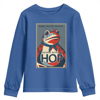 No Hope Without Hop Youth Sweatshirt Ribbit Resist Repeat Resistance Frog Protest Pop Art Graphic - Wonder Print Shop