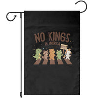 No Kings in America Garden Flag Resist Protest Cute Animal Resistance March - Wonder Print Shop