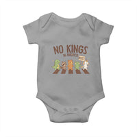 No Kings in America Baby Onesie Resist Protest Cute Animal Resistance March - Wonder Print Shop