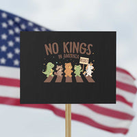 No Kings in America Protest Sign Resist Protest Cute Animal Resistance March - Wonder Print Shop