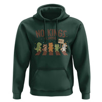 No Kings in America Hoodie Resist Protest Cute Animal Resistance March - Wonder Print Shop