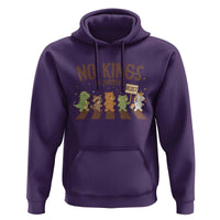 No Kings in America Hoodie Resist Protest Cute Animal Resistance March - Wonder Print Shop