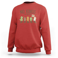 No Kings in America Sweatshirt Resist Protest Cute Animal Resistance March - Wonder Print Shop