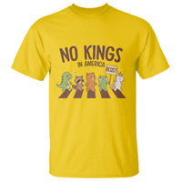 No Kings in America T Shirt Resist Protest Cute Animal Resistance March - Wonder Print Shop