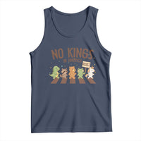 No Kings in America Tank Top Resist Protest Cute Animal Resistance March - Wonder Print Shop
