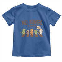 No Kings in America Toddler T Shirt Resist Protest Cute Animal Resistance March - Wonder Print Shop