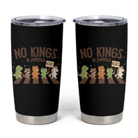 No Kings in America Tumbler Cup Resist Protest Cute Animal Resistance March - Wonder Print Shop