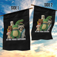 United Mascots Protest Garden Flag We Have Friends Everywhere - Wonder Print Shop